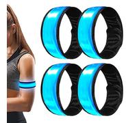 Horseshoe Light Strips - 13,78 x 1,57 pouces, Horse Ankle Bands, Ajustable | Waterproof Reflective Ankle Straps, Equine Leg Bands for Night Riding, Outdoor Use