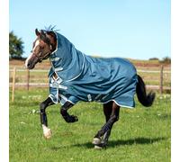 Horseware AmEco Bravo 12 Plus Turnout 0g - Téal/Gris
