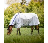 Horseware Amigo Airflow, taille : 130 cm, couleur : bleu marine à carreaux/bleu