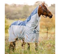 Horseware Amigo Ameco Couverture anti-mouches combinée Bleu sarcelle/gris