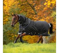 Horseware Amigo Bravo 12 Plus Turnout Medium 250g - Black/Str Blue/Black, 160