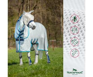 Horseware Couverture anti-mouches Amigo Bug Buster Plus couvre-cou inclus 145 cm