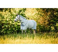 Horseware Couverture anti-mouches Newmarket Plus protection combinée contre les UV et les mouches 125 cm