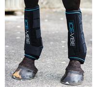 Horseware Ice-Vibe by HW Boot LED Premiers secours noir/aqua HW 20, Taille Cheval:Full