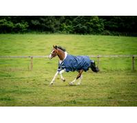 Horseware Ireland Amigo 1200D Wug Turnout 50g Navy/Titanium Grey & Silver - 140 cm