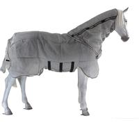 Horseware Ireland Chemise anti-mouches Rambo Protector Plus Silver/Navy, White & Beige 145 (6'6)