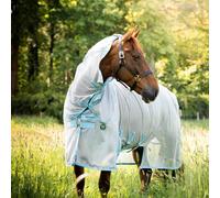 Horseware Ireland couverture anti-mouches AmEco Bug Buster Silver/Sky Blue 145 (6'6)