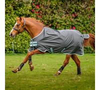 Horseware Ireland Couverture d'extérieur 50g Amigo Hero Ripstop Fleece Lining Couverture de pâturage Shadow/Haze & Navy 155 (6'9)