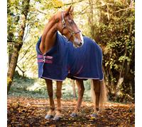 Horseware Ireland Couverture polaire Embossed Cosy Neck Navy HW Print / Burgandy & White 130 (6'0)