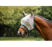 Horseware Ireland Masque Anti-Mouches Amigo FlyMask oatmeal/green - Poney