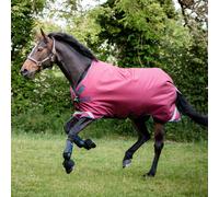 Horseware Ireland Outdoordecke 0g Rambo Original Turnout Lite Regendecke Burgundy/Burgundy, Teal & Navy 145 (6'6)