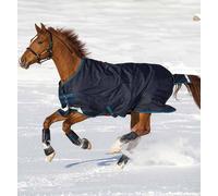 Horseware Ireland Outdoordecke 100g Amigo® Bravo 12 Original Weidedecke Black/Titanium Grey & Silver 140 (6'3)