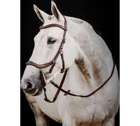 Horseware Micklem II Deluxe Competition Bridle, Taille:Grand pur-sang, Couleur:Dark Havana