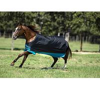 Horseware Mio Couverture pour cheval Taille M 200 g, noir/turquoise