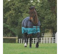 Horseware Mio Turnout medium 200g - Noir avec Turquoise& Noir, 115