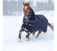 Horseware Rambo Duo Turnout 100g + 300g - Bleu marine/ciel, 140