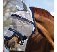 Horseware Rambo Masque anti-mouches Plus, Taille:Poney, Couleur:silver / navy