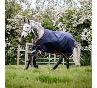 Horseware Rambo Original with Leg Arches Turnout 100g - Navy/Orange, 115