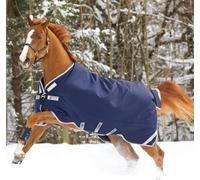 Horseware Rambo Original with Leg Arches Turnout Medium 200g - Navy/Silver, 125