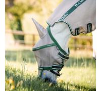 Horseware Rambo Plus Fly Mask Untreated, Größe:small Pony, Farbe:oatmeal/green