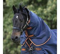Horseware Rambo Supreme Hood 50g - Navy/Orange