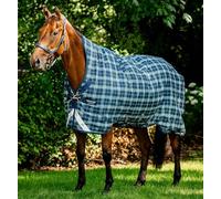 Horseware® Rhino® Wug Chemise de pluie 0 g - Carreaux chasseurs/bleu marine et vert, 205,7 cm
