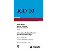 Horst Dilling We Internationale Klassifikation psychischer Störungen: I (Relié)