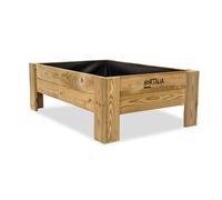 Hortalia Carré potager sur pieds en bois de pin traité 160 L - 120 x 80 x 40 cm - 200027