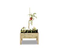 Hortalia Kit carré potager sur pieds en bois traité 35 L - 40 x 60 x 40 cm - 700010