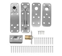 Horte de porte en acier inoxydable dissimulé avec un bouton de tampon Fonction de rotation silencieuse pour divers types de portes