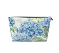 Hortensia Aquarelle Imprimée, Trousse de Toilette Trousse de Maquillage Sac à cosmétiques Trousse de Toilette de Voyage Portable