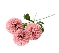 Hortensia artificiel chrysanthème, grande boule de décoration de salon, fleur artificielle en pot, décoration d'intérieur (curry rouge)