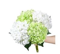 Hortensia artificielle Fleurs d'hortensia artificielles simulées, plantes d'hortensia, décoration d'intérieur, bouquets de fête de mariage, décoration de table, 1 pièce, 3 pièces, 5 pièces(Mix colors4