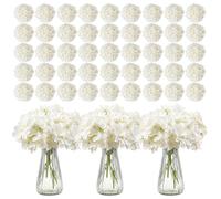 VEVOR - Hortensia artificielle - Lot de 305 fleurs blanches, flexibles à faire soi-même