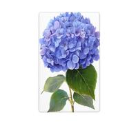 Hortensia Botanique Vintage Plaque murale vierge pour interrupteur décoratif 1 gang pour cuisine salle de bain Taille 11,4 x 7 cm