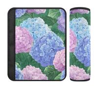 Hortensias Beauty Summer Flowers Lot de 2 coussinets de ceinture de sécurité pour voiture Protège votre cou et vos épaules