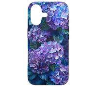 Hortensias Violets et Bleus Pretty Floral Coque pour iPhone 17