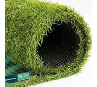 Hortensus Fausse Pelouse 30mm - Faux Gazon Haute Qualité, Réaliste et Confortable, Résistant aux UV et au Piétinement - Gazon Artificiel Idéal pour Terrasse, Balcon, Jardin et Extérieur - (1 * 2m)