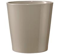 HORTICASH-Cache-pot coloris taupe Dallas Orchidée - diamètre 13 cm