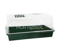 HORTOSOL mini serre de bouturage rigide 37,5x24x19 cm