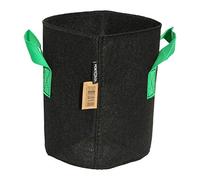 HORTOSOL Pot géotextile Noir/Vert - 7,5L - Ø20x24 cm