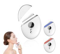 Horuili® Appareil de massage facial, Grattoir facial, Gua Sha électrique avec vibration & chaleur, Appareil de lifting du visage avec LED bleu & rouge, Massage raffermissant visage & cou