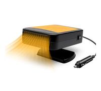 Horuili® Chauffage de Voiture 12V 200W - Dégivreur et Désembueur Portable à 360° avec Prise Allume-Cigare - Chauffage Rapide pour Pare-Brise et Habitacle - pour la Plupart des Voitures