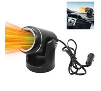 Horuili® Chauffage Voiture Portable, 2 en 1 Chauffage & Refroidissement Ventilateur de Voiture, Chauffage Desembuage Voiture, 12V 120W Dégivreur de Pare-Brise de Voiture, Chauffage de Voiture