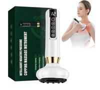 Horuili® Grattoir Électrique, Dispositif De Grattage Masseur Électrique, Appareil de Gua Sha à Usage Domestique, Massage du Corps Entier, Gua Sha, Cupping (blanc)
