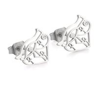 Horus Croix Boucles d'oreilles Pour Femmes Filles Acier Inoxydable Egypte Croix Mystique Oeil d'Horus Stud Boucles d'oreilles Amulette Bijoux