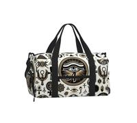 Horus Eye Ankh Pyramid Sac de Sport avec Compartiment à Chaussures