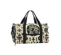 Horus Eye Pyramid Moon Sac de Sport avec Compartiment à Chaussures