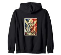 Horus Falçon Dieu Mythologie égyptienne Ankh Sweat à Capuche