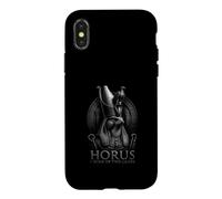 Horus Roi des Deux Terres Pharaon égyptien Coque pour iPhone X/XS